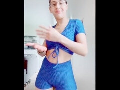 Grote kont, Badpak, Huisgemaakt, Moeder die ik wil neuken, Kut duiken, Spandexonderbroek, Strak, Bekijker