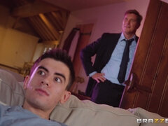 Tina Kay sucking her new husband's son's hard cock