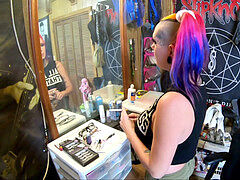 Grosse titten, Blasen, Mutti, Höschen, Abendanzug, Stiefmutter