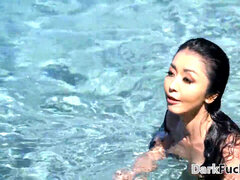 Américain, Grosse bite, Noire, Hd, Piscine