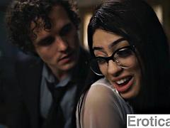 Grosse bite, Sucer une bite, Brunette brune, Queue, Érotique, Fessée, Professeur, Nénés