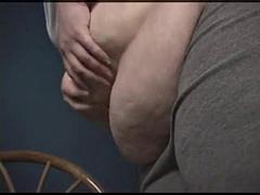 ぽっちゃり, 茶髪の, デブ