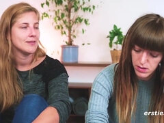 Amateur, Doigter, Allemand, Embrassement, Lesbienne, Léchez, Rousse roux, Nénés