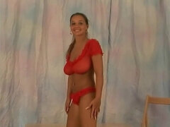 Lovely bimbo crazy erotic clip