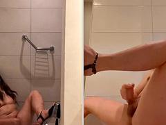 素人, 女装男装, オナニー, 熟年, 馬乗り, シーメール, 一人, おもちゃ