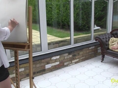 Blondine, Braunhaarige, Hd, Lesbisch, Masturbation, Reif