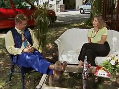 Leie, In den arsch, Arsch, Grosser schwanz, Grosse titten, Deutsch, Im freien, Titten