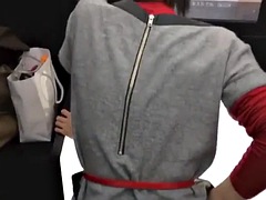 Asiático, Tetas grandes, Mamada, Gafas, Sexo duro, Japonés, Público, Tetas