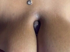 Thick Busty African Titfuck Dildo(2K) - POV toy titjob