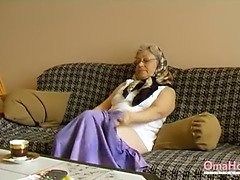 Mooi, Blond, Rondborstig, Omie, Harig, Rijpe lesbienne, Moeder, Kut duiken