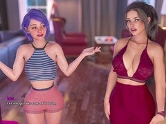Video call, mother gameplay, help mom asian