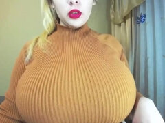 Gorda, Tetas grandes, Rubia, Monstruo, Tetas naturales, Solo, Tetas, Camara web