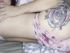 Anal, Gros clito, Gode, Doigter, Fait maison, Lesbienne, Chatte, Gicler