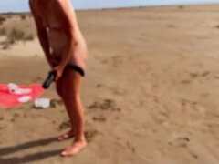 Strand, Gehörnter ehemann, Schmutzig, Schmuddelige sprache, Hd, Milf, Nackt, Penis