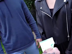 Tussi, Grosser schwanz, Blondine, Gehörnter ehemann, Pov, Titten