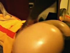 Leie, Tussi, Grosser arsch, Grosser schwanz, Schwarz, Schwarz, Hardcore, Interrassisch