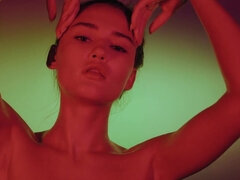 Leie, Tussi, Braunhaarige, Frau, Fetisch, Masturbation, Russisch, Erotischer film