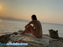 First Part: I Put Some Sunscreen On A Stranger On A Nudist Beach (dia Ita)