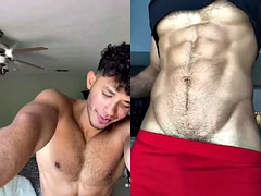 Leie, Grosser schwanz, Schwul, Masturbation, Muskel, Nackt