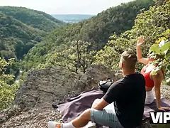 Gehörnter ehemann, Hd, Riesig, Ehemann, Monster, Im freien, Flotter dreier, Ehefrau