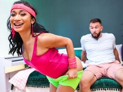 デカ尻, デカチン, 黒人, フェラチオ, 茶髪の, バック, 人形, スポーツ