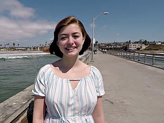 18 años, Chica, Tetas grandes, Mamada, Morena, Sexo duro, Pov, Público