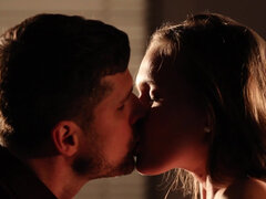 Attractive Stacy Cruz has gentle sex with a BF