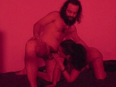 素人, お尻, アスtoマウス, フェラチオ, 毛深い, なめる