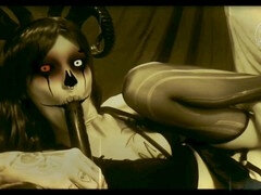女, オナニー, オーガズム, 現実, 魅力的, 一人, おもちゃ