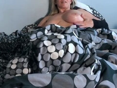 Caught MILF French Webcam Whore Masturbating Solo with Big Natural Tits on Hacked Camera