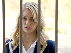 Grosse bite, Blonde, Queue, Bâillonner, Petite amie, Hard, Naturelle, Chevaucher