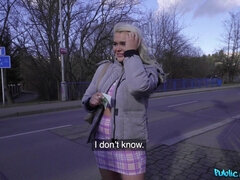 Amateur, Blonde, Blowjob, British, Hardcore, Natural tits, Public, Skirt