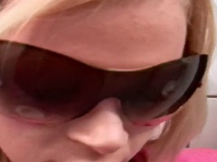 POV amateur public slut closeup pussy in toilet