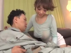 アジア人, 美女, デカパイ, フェラチオ, 中出し, 日本人