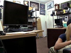 Tight blonde with glasses railed hard
