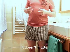 美人, フェラチオ, 茶髪の, エロ熟女, チン, シゴき, 息子, 義母
