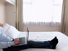 Verga grande, Tetas grandes, Mamada, Penetracion con dedos, Marido, Lencería, Monstruo, Esposa