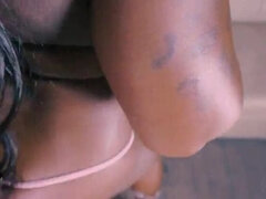 Cul, Derrière les coulisses, Noire, Noir ébène, Grosse, Petite amie, Énorme, Monstre