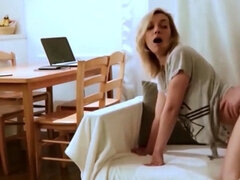 creampie Horny Young Step Sister Fucked whereas her Mom can