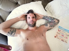 美女, 黒人, 巨乳な, 黒人, ヨーロピアン, 彼女, 自然山雀, タトゥー