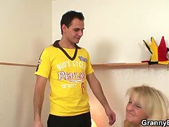 美人, ブロンド, 巨乳な, オナニー, 淫乱熟女, 母, 現実, 義母