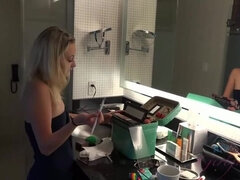 Amateur, Hd, Pequeña, Pov, Ducha, Fumando