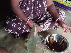 Desi Housewife Drinks Alcohol and Sucks Dick - Homemade Indian Sex