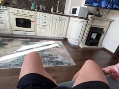 Grosse bite, Sucer une bite, Éjaculation interne, Fille, Queue, Petite femme, Réalité, Soeurs