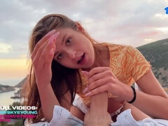 素人, デカチン, フェラチオ, 自家製, アウトドア, 小柄, オッパイの