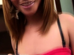 Aziatisch, Hd, Hakken, Ladyboy, Shemale, Mager, Alleen, Tiener