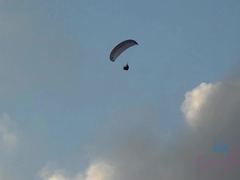 She took a good load to the face