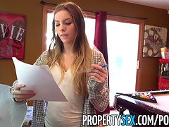 Hot teen with no credit approved to rent house