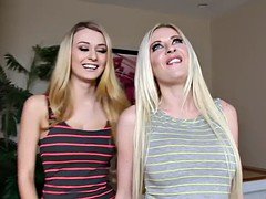 Gros seins, Blonde, Sucer une bite, Hard, Actrice du porno, Plan cul à trois