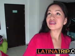 Leie, Grosser schwanz, Blasen, Kehlenfick, Schwanz, Latina, Zierlich, Pov